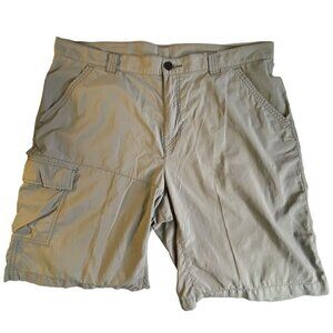 Columbia Omni-Shade Cargo Shorts Men's Size 38 Gray READ COLOR DESCRIPTION
